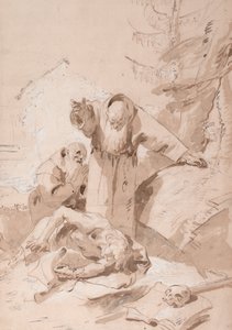 Heiliger Fidelis von Sigmaringen und Heiliger Joseph von Leonessa, ca. 1747-1758 von Giovanni Battista Tiepolo